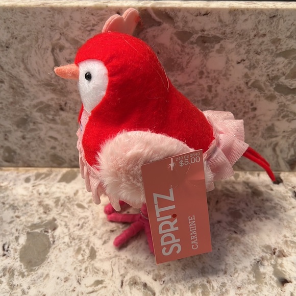 ♥️ SPRITZ VALENTINE'S DAY COLLECTIBLE HANDMADE BIRD "CARMINE" 2022 Target - Picture 4 of 5